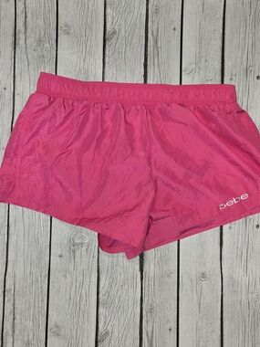 NWOT bebe sport Active Women's Hot Pink Running Shorts L